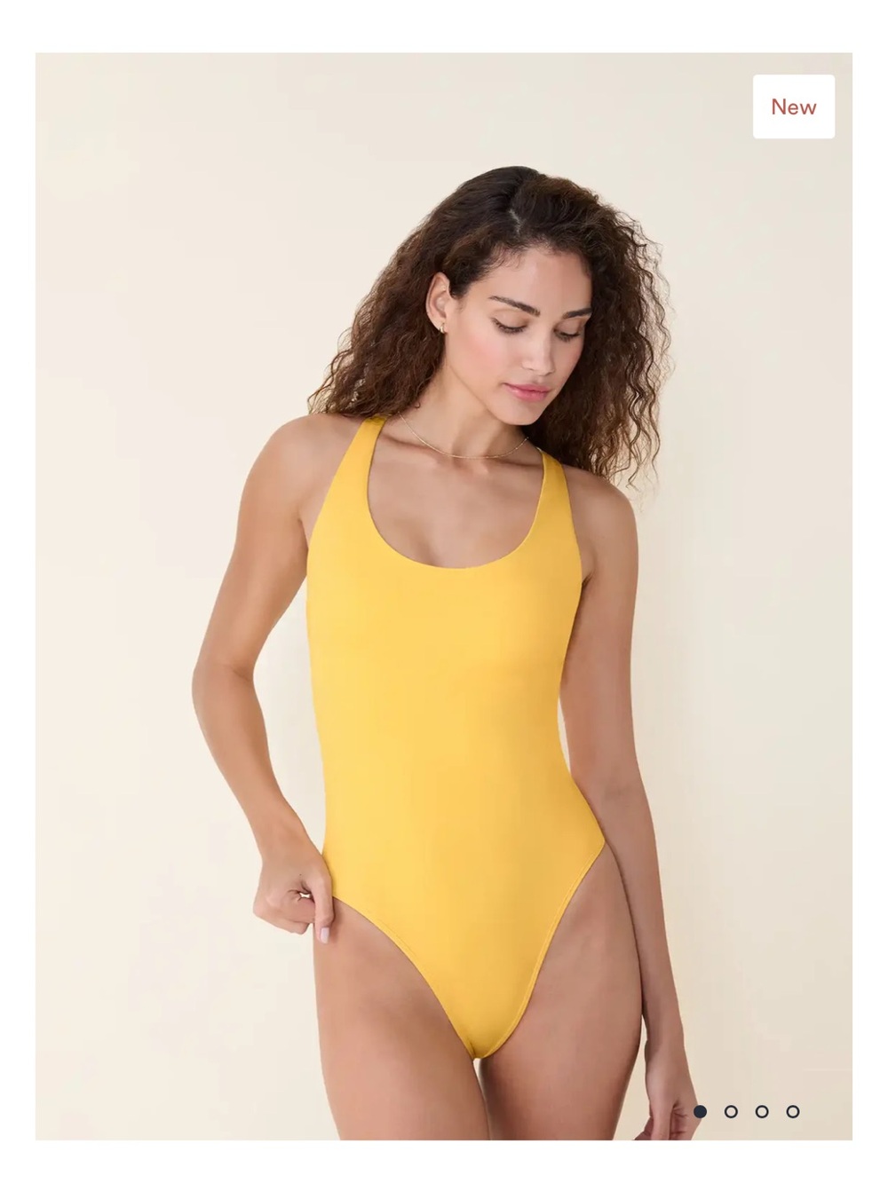 Andie Benita Citrus Yellow One-Piece